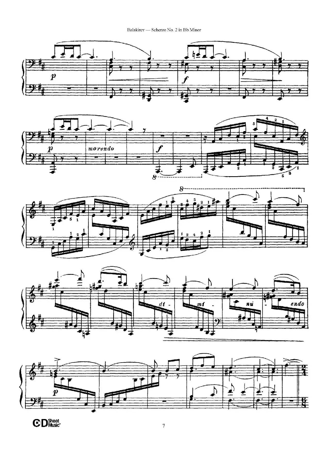 Scherzo No.2 in B-flat Minor（降b小调第二谐谑曲）