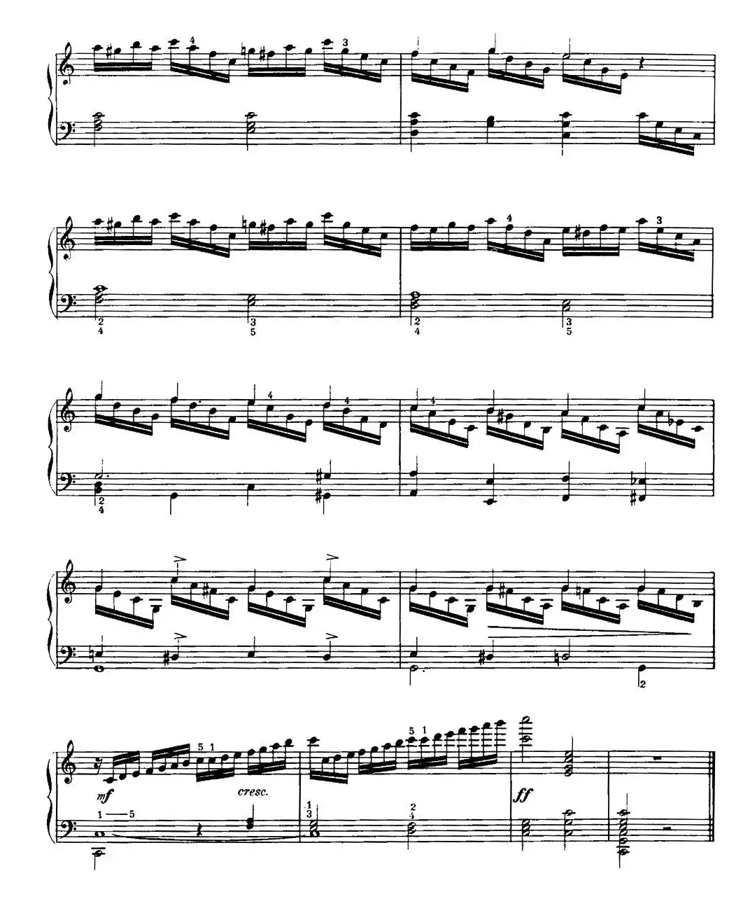 20 Petites Etudes, Op.91（20首小型练习曲）（2）