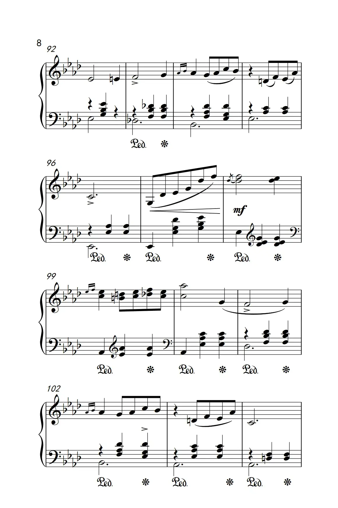 第七级2.圆舞曲 Opus posth.70 No.2（中央音乐学院 钢琴（业余）考级教程 7-9级）