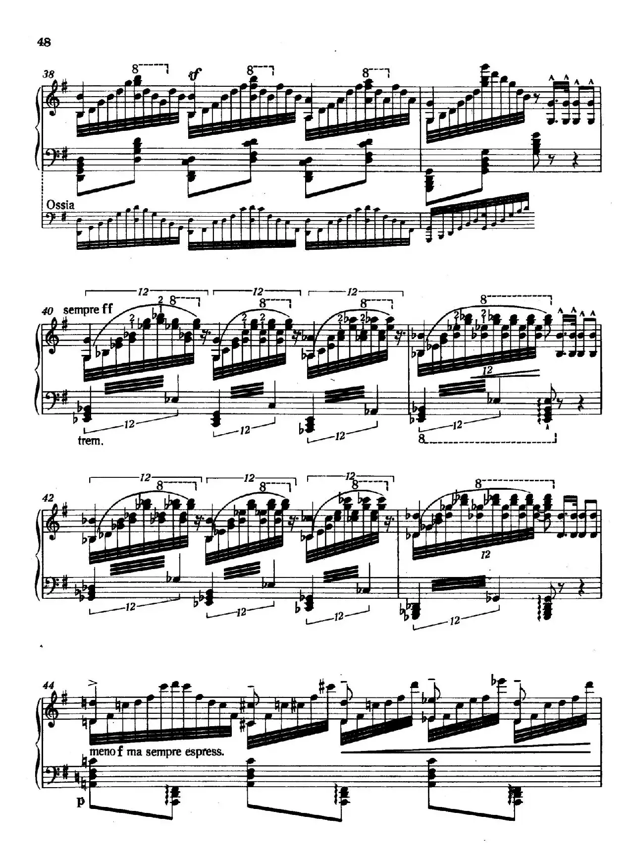 12 Etudes d'execution Transcendante S.139（12首超技练习曲·6）