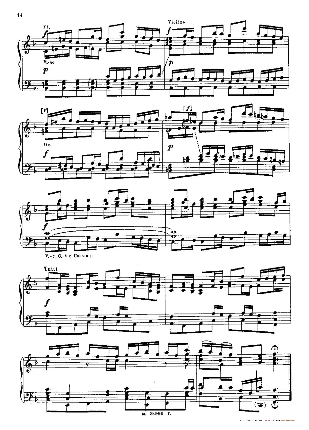 Brandenburg Concerto No.2 in F Major BWV.1047（F大调第二勃兰登堡协奏曲·钢琴独奏版）