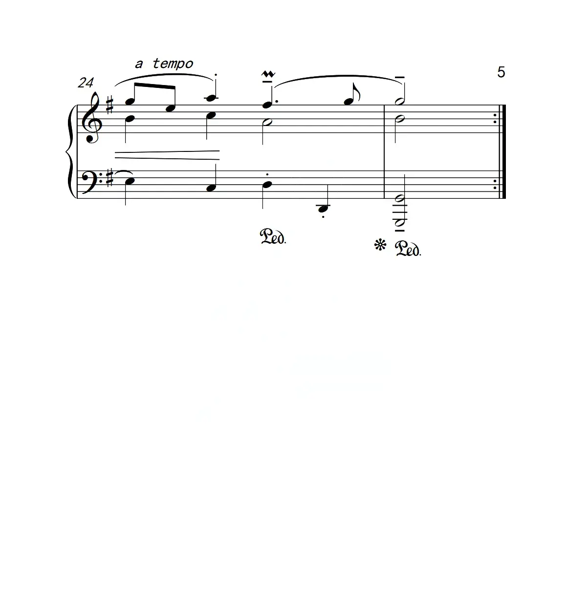 第四级A组 加伏特（中国音乐学院钢琴考级作品1~6级）