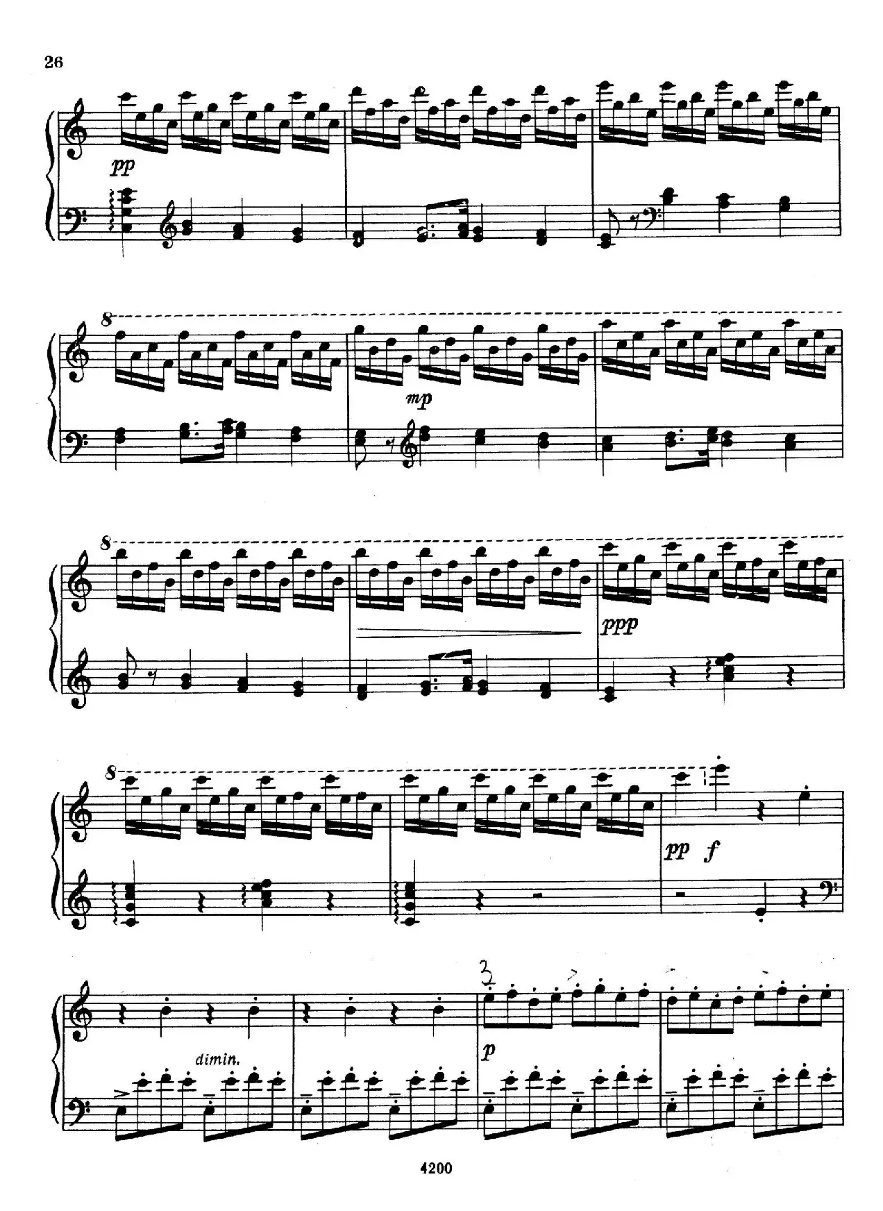 Prokofiev - Ten Pieces Op.12（普罗科菲耶夫-10首小品·7）