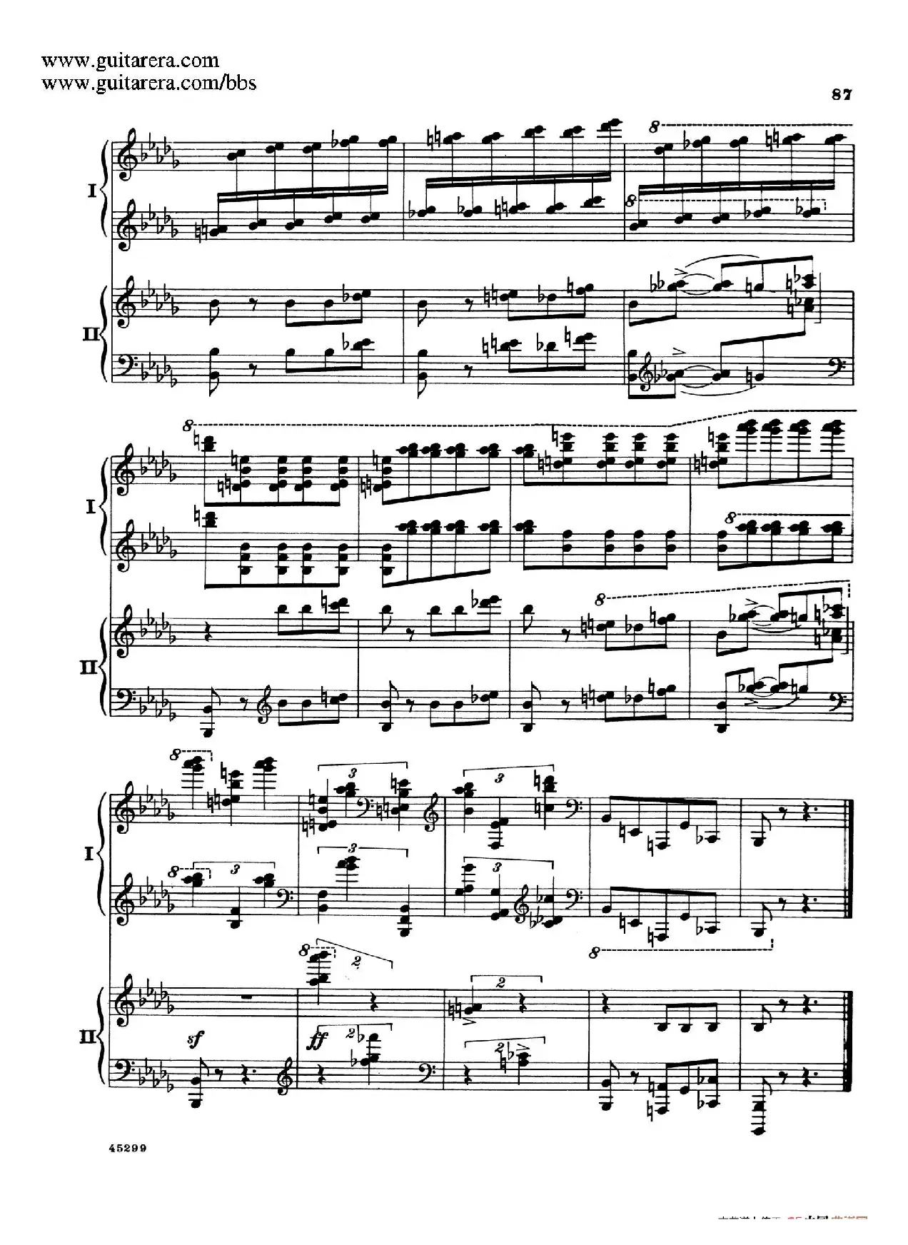 Piano Concerto Op.38（钢琴协奏曲·双钢琴·第三乐章）