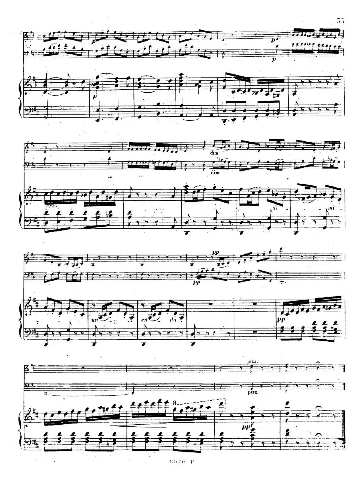 Piano Trio No.1 in d Minor Op.49（d小调第一钢琴三重奏·第三乐章）