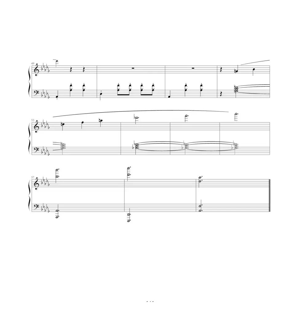 肖斯塔科维奇—前奏曲（15）：降D大调