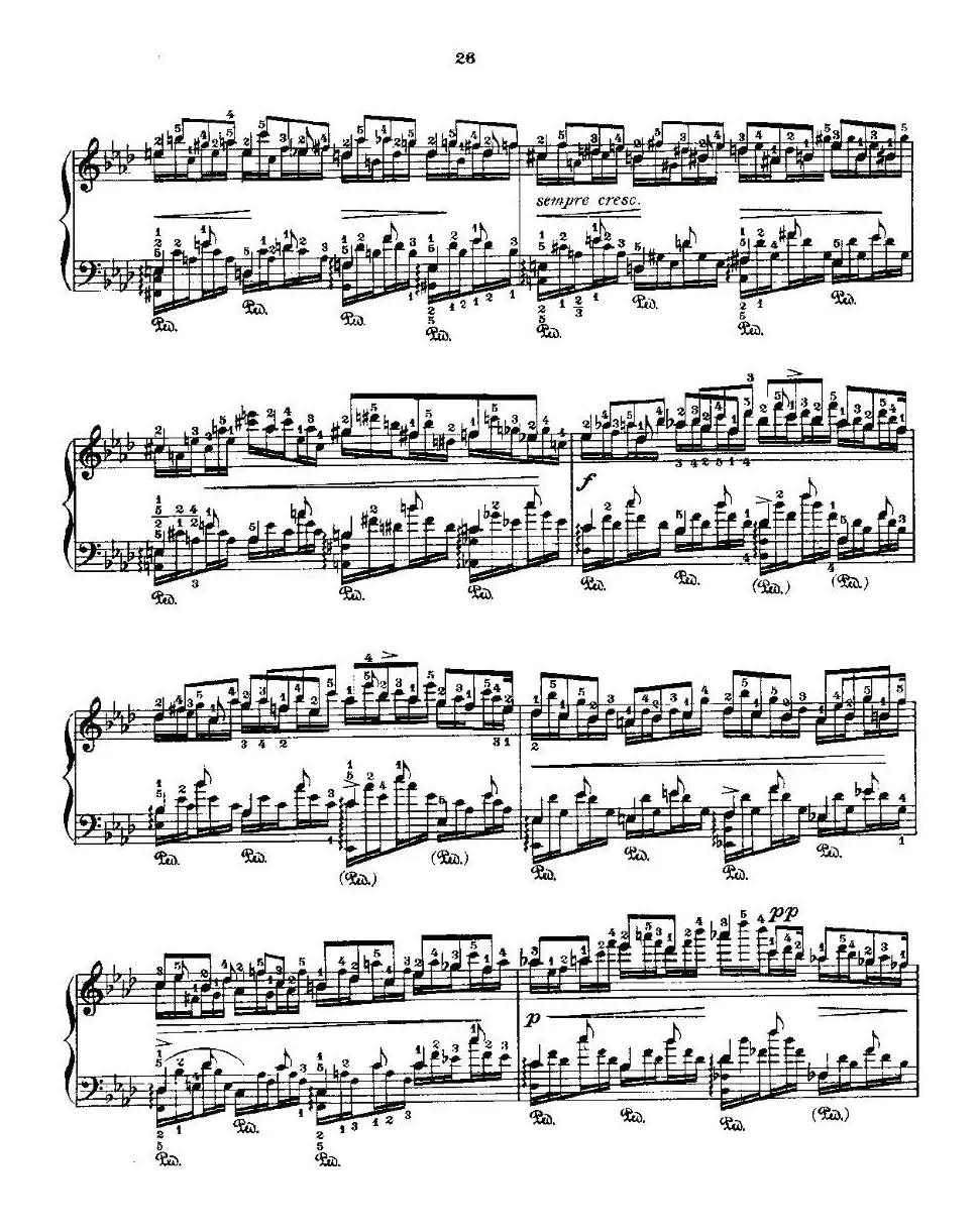 肖邦《练习曲》Fr.Chopin Op.25 No1-3