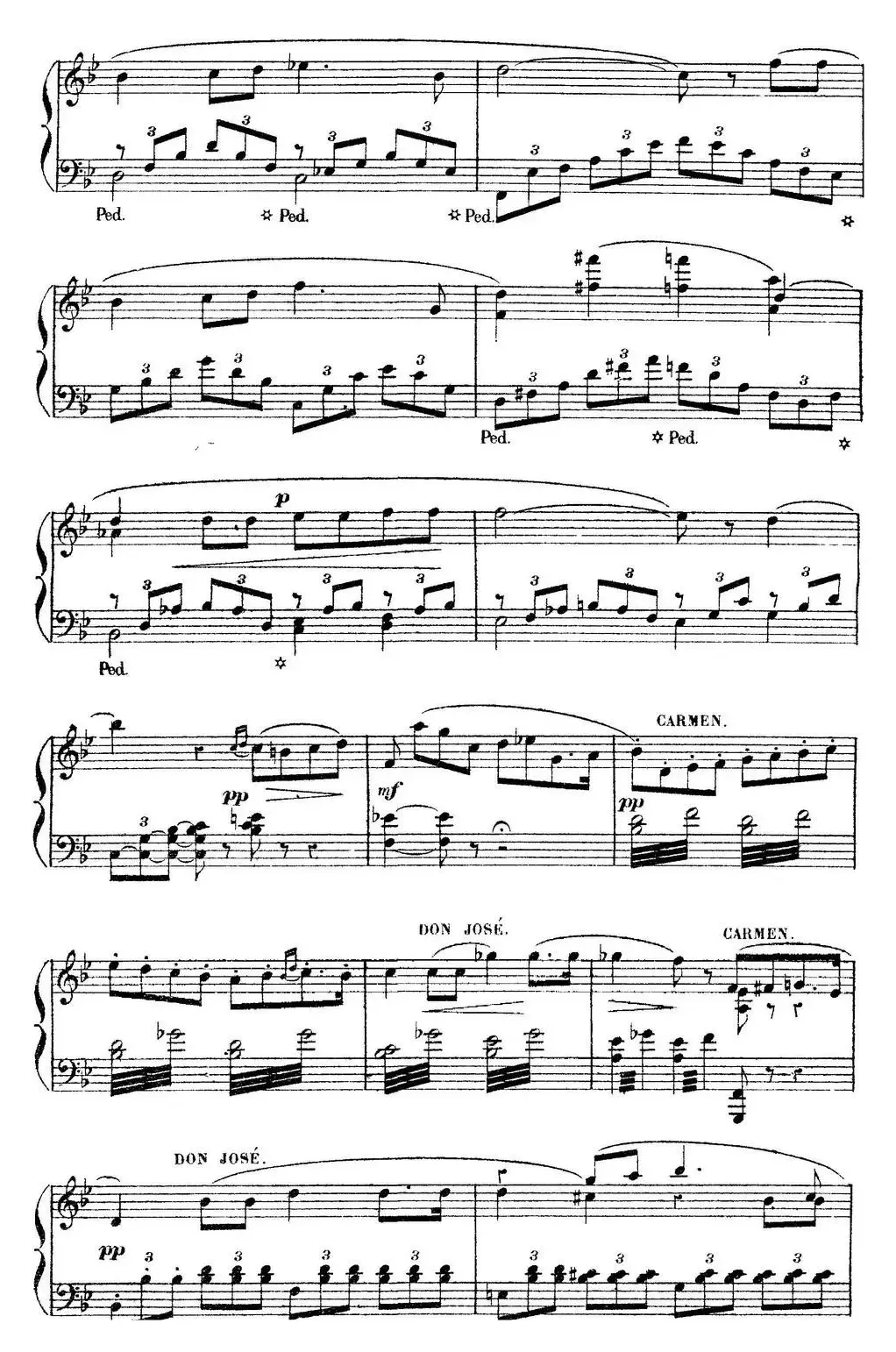 Carmen for Solo Piano（卡门全剧钢琴独奏版）（No.24）