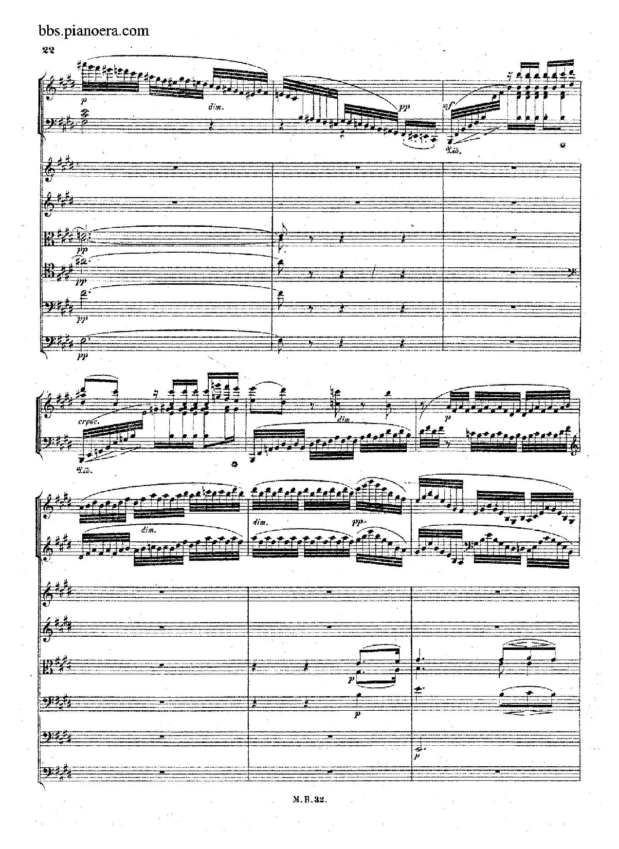 Piano Concerto No.1 in g Minor Op.25（g小调第一钢琴协奏曲·总谱）