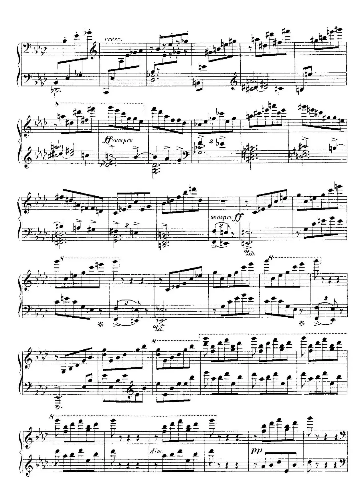 4 Valses Caprice（4首随想圆舞曲）（Op.62 No. 4 in A-flat）