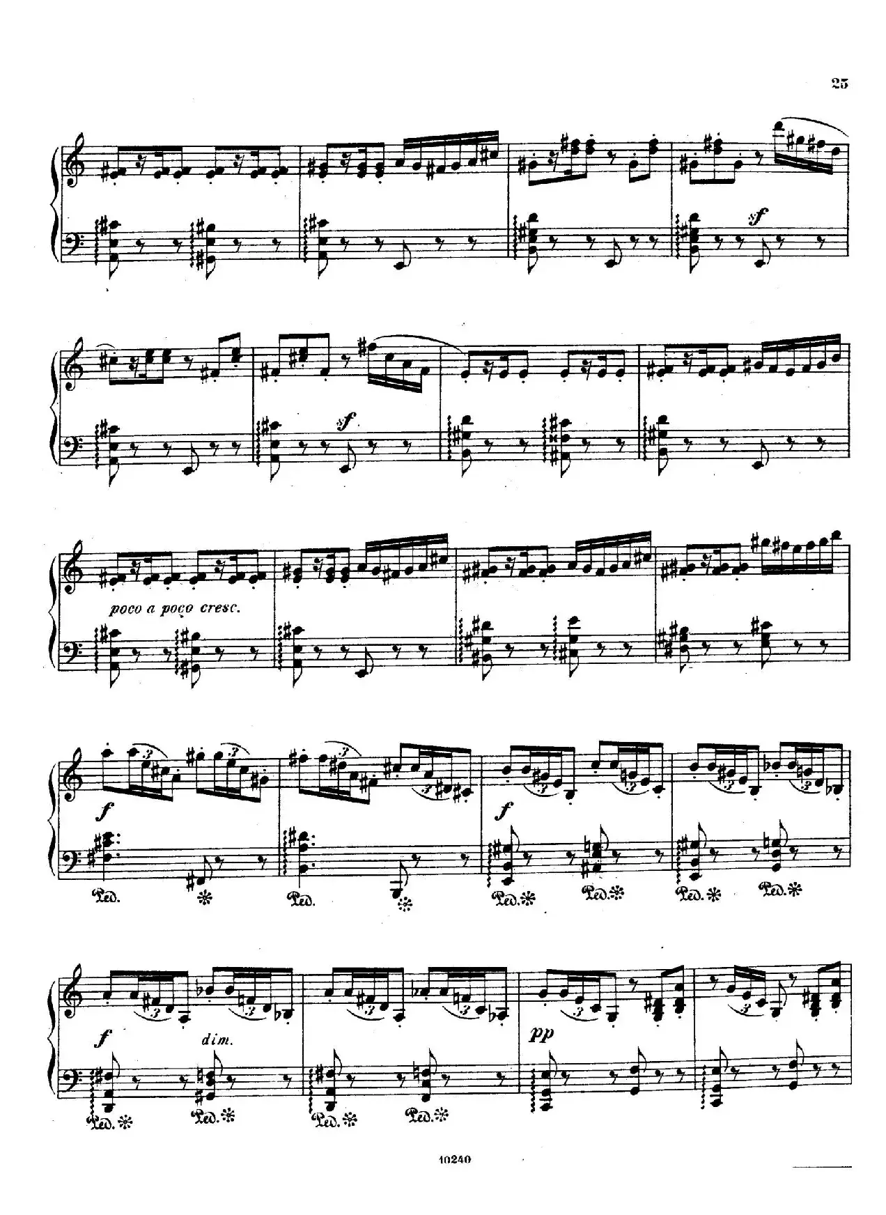 Etudes Rythmiques Op.149（节奏练习曲集）（6）