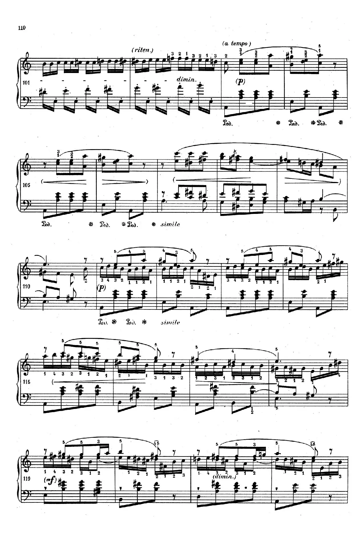 RONDEAU Op.73 （C大调双钢琴回旋曲·独奏版）