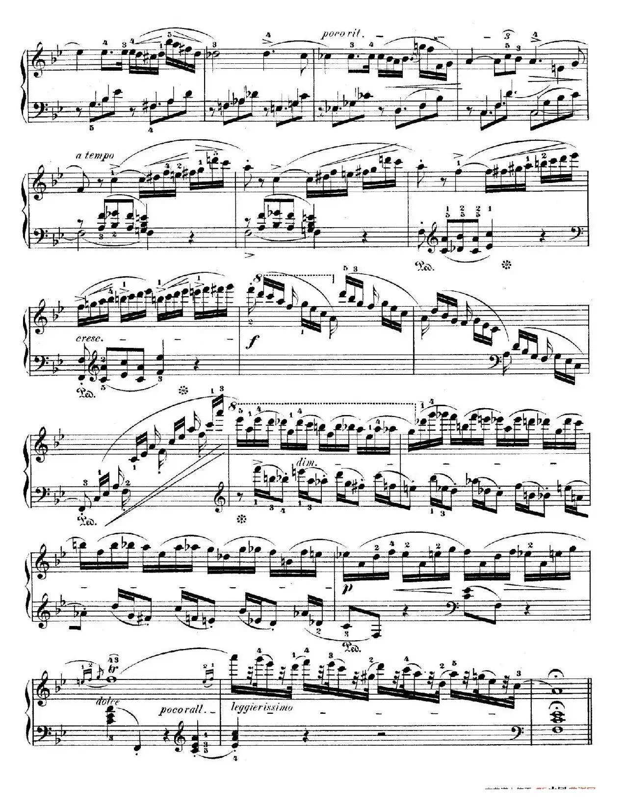 Variations on Je Vends Des Scapulaires Op.12（降B大调华丽变奏曲）