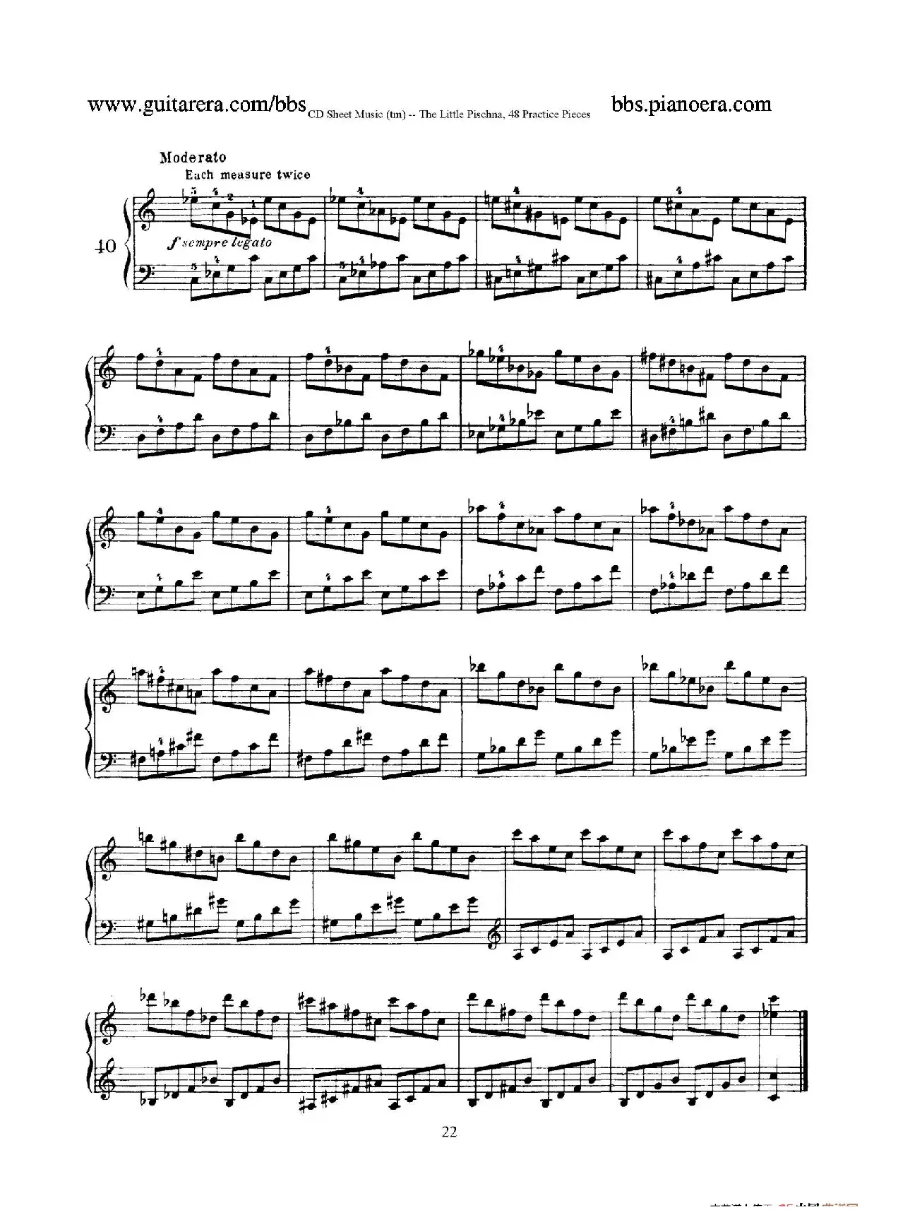 48 Practice Pieces（四十八首钢琴练习曲）