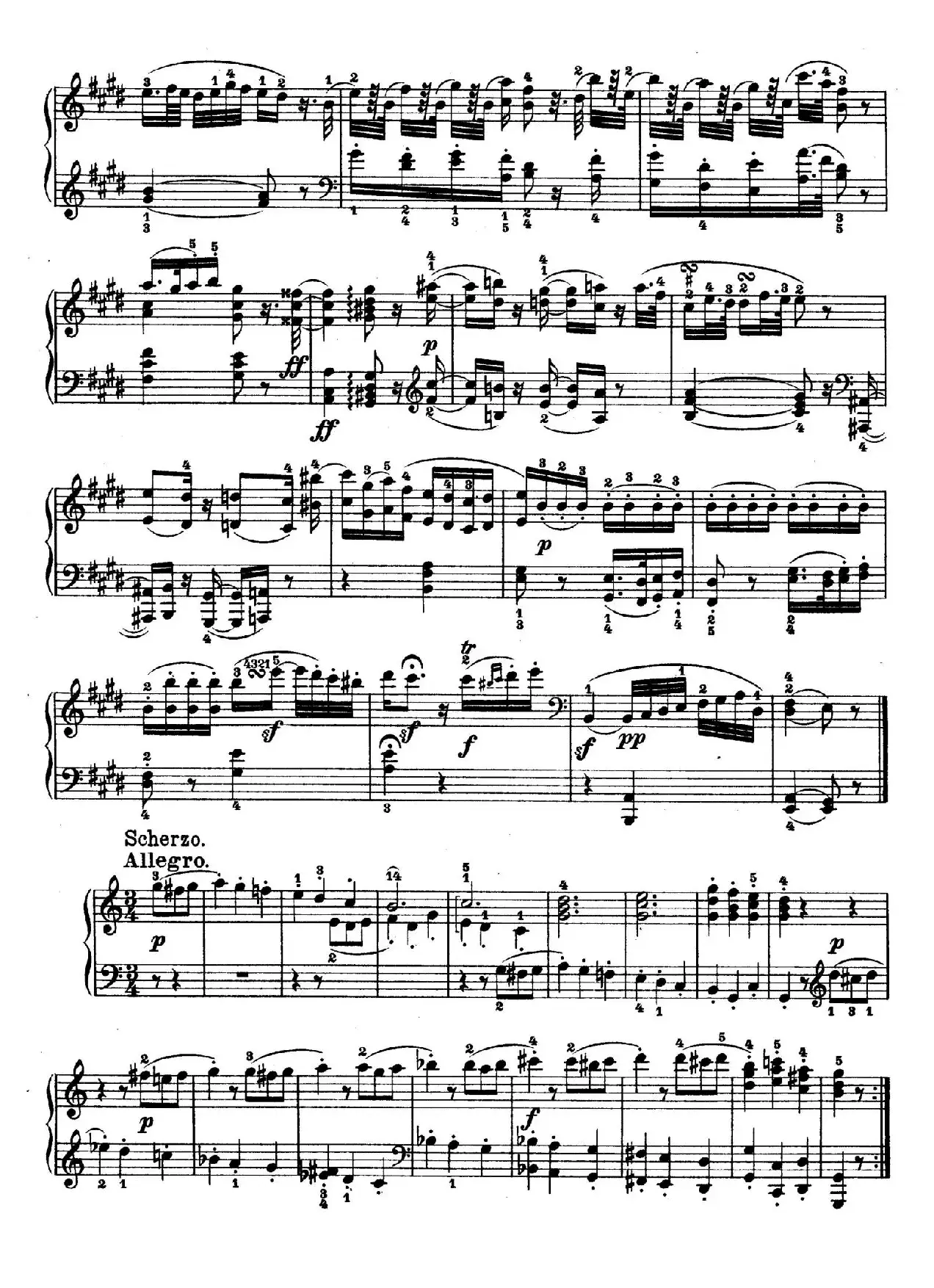 Piano Sonata in C Op.2 No.3（C大调第三钢琴奏鸣曲）