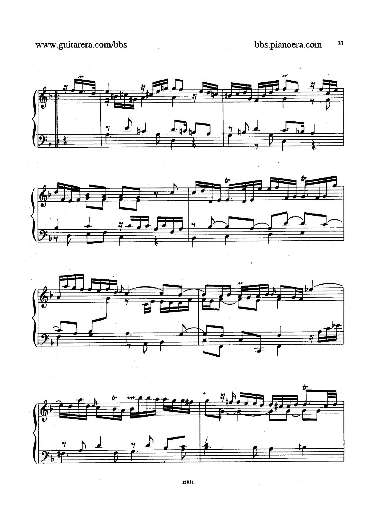 Suite No.3 in d Minor HWV 428（d小调第三组曲）