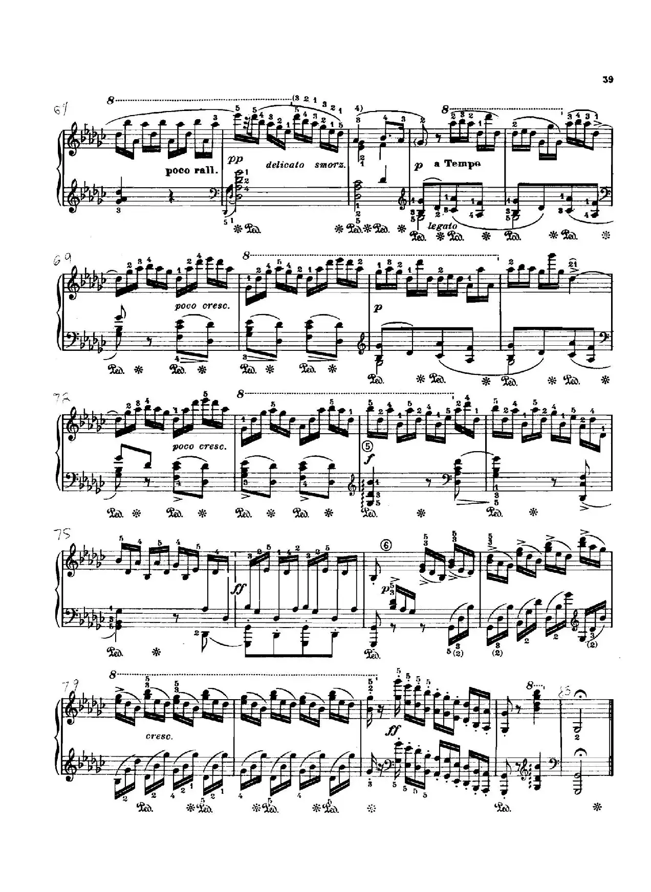 12 Etudes Op.10 柯尔托教学版（12首练习曲·5）