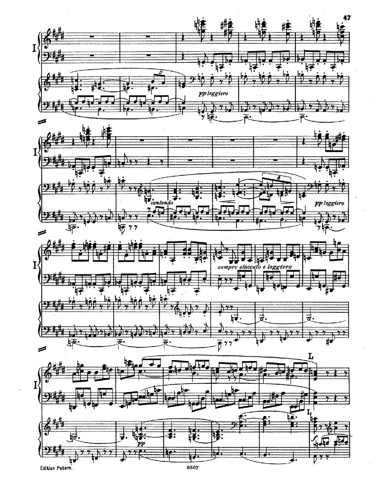 Piano Concerto in E Major Op.59（E大调钢琴协奏曲·双钢琴·第三乐章）