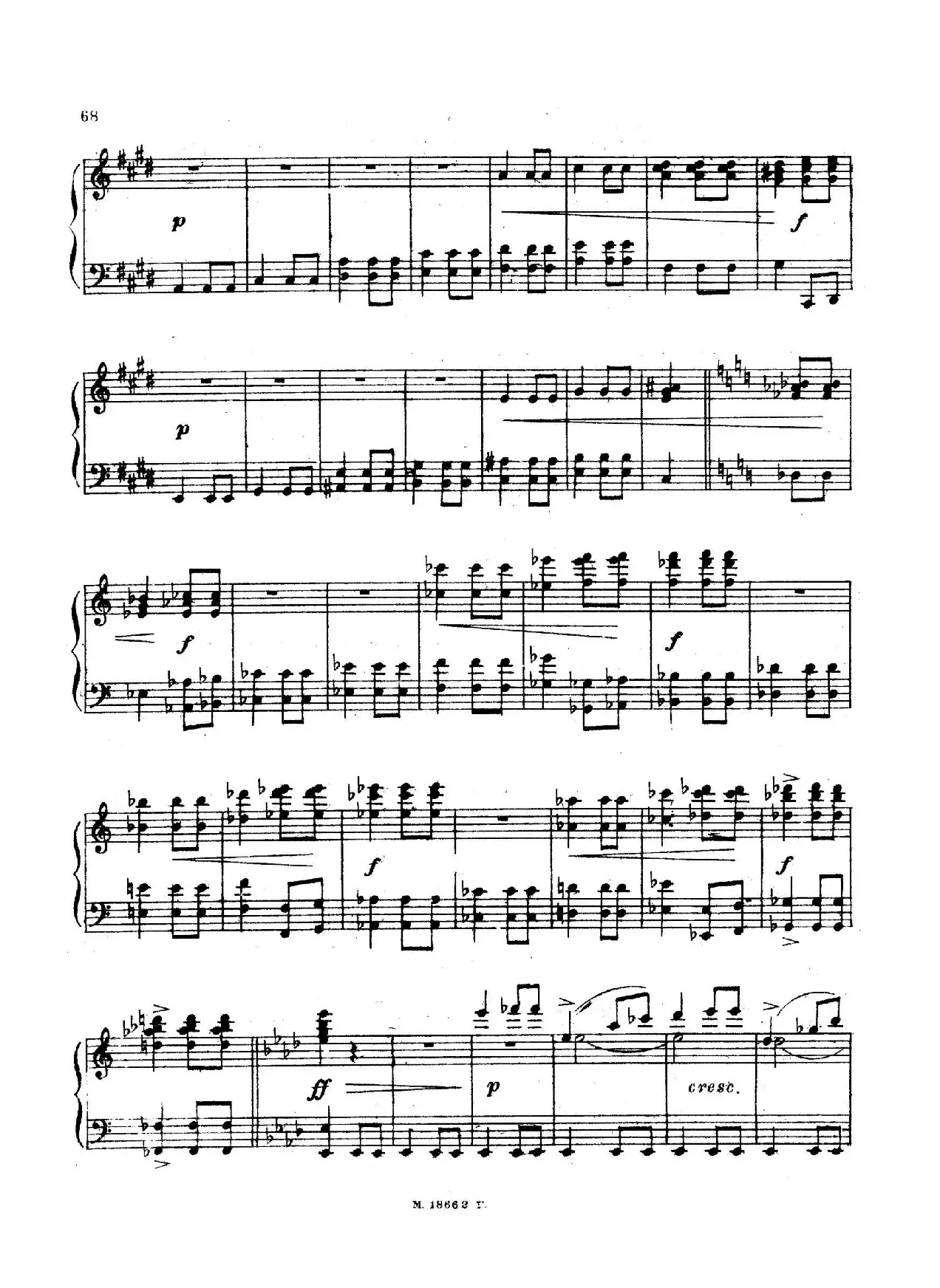 Arabesques Op.4（阿拉伯风格曲）（4）