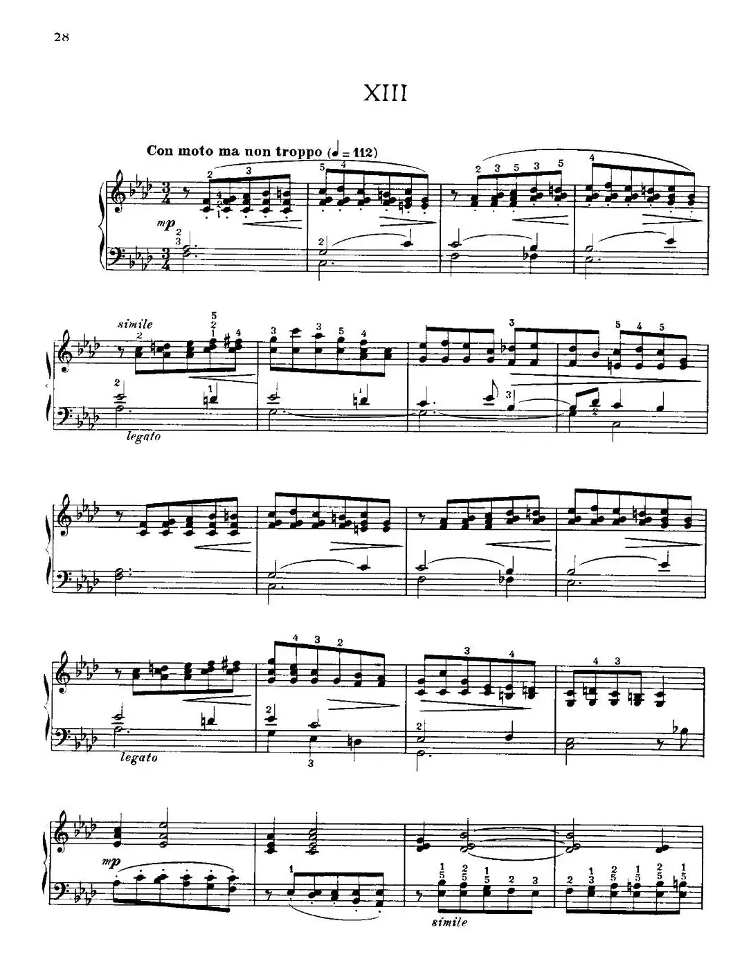 20 Petites Etudes, Op.91（20首小型练习曲）（13）