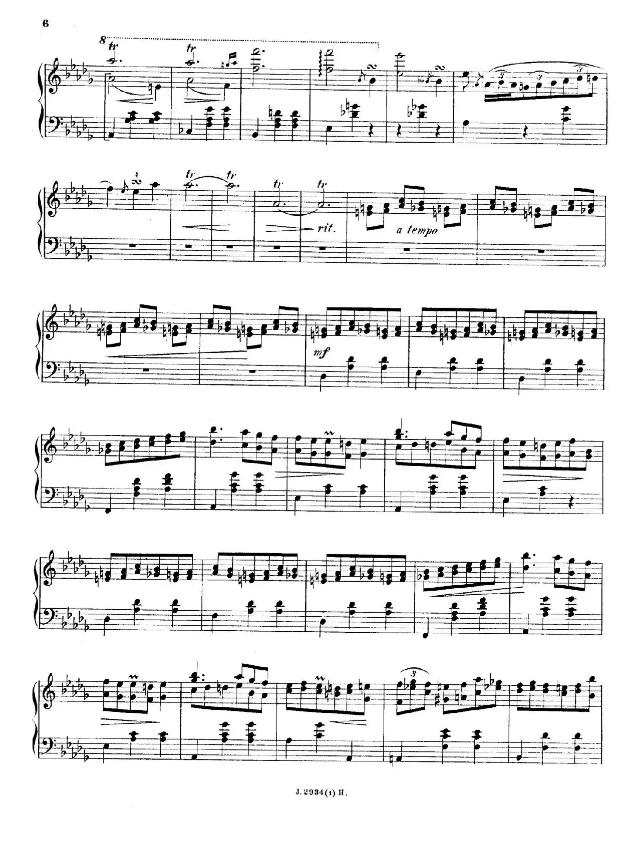 6 Etudes de Concert（6首音乐会练习曲·1）