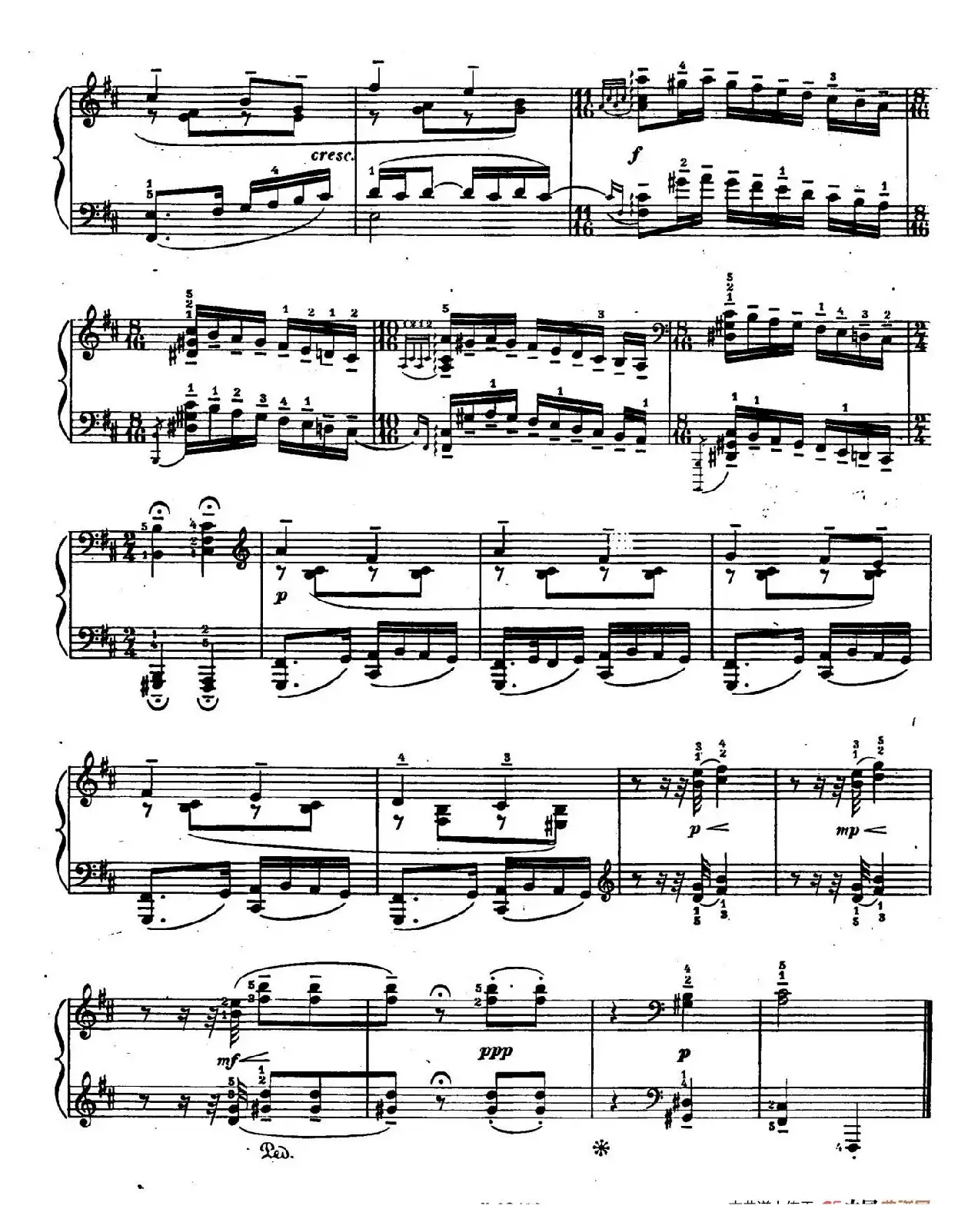 Ten Bagatelles Op.5（10首小品·4. b小调）