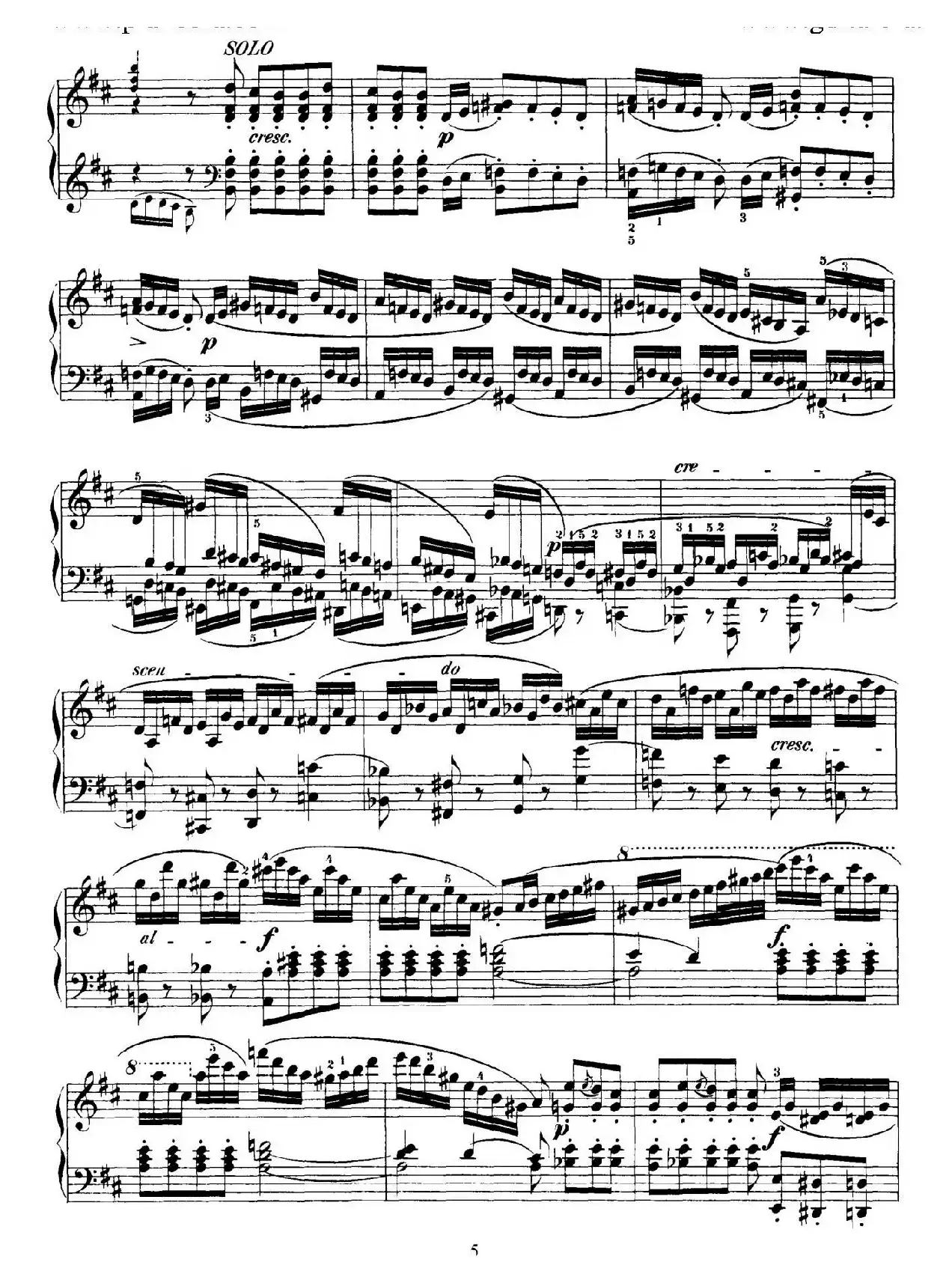 Capriccio Brillante in B Major Op.22（B大调华丽随想曲·钢琴独奏）