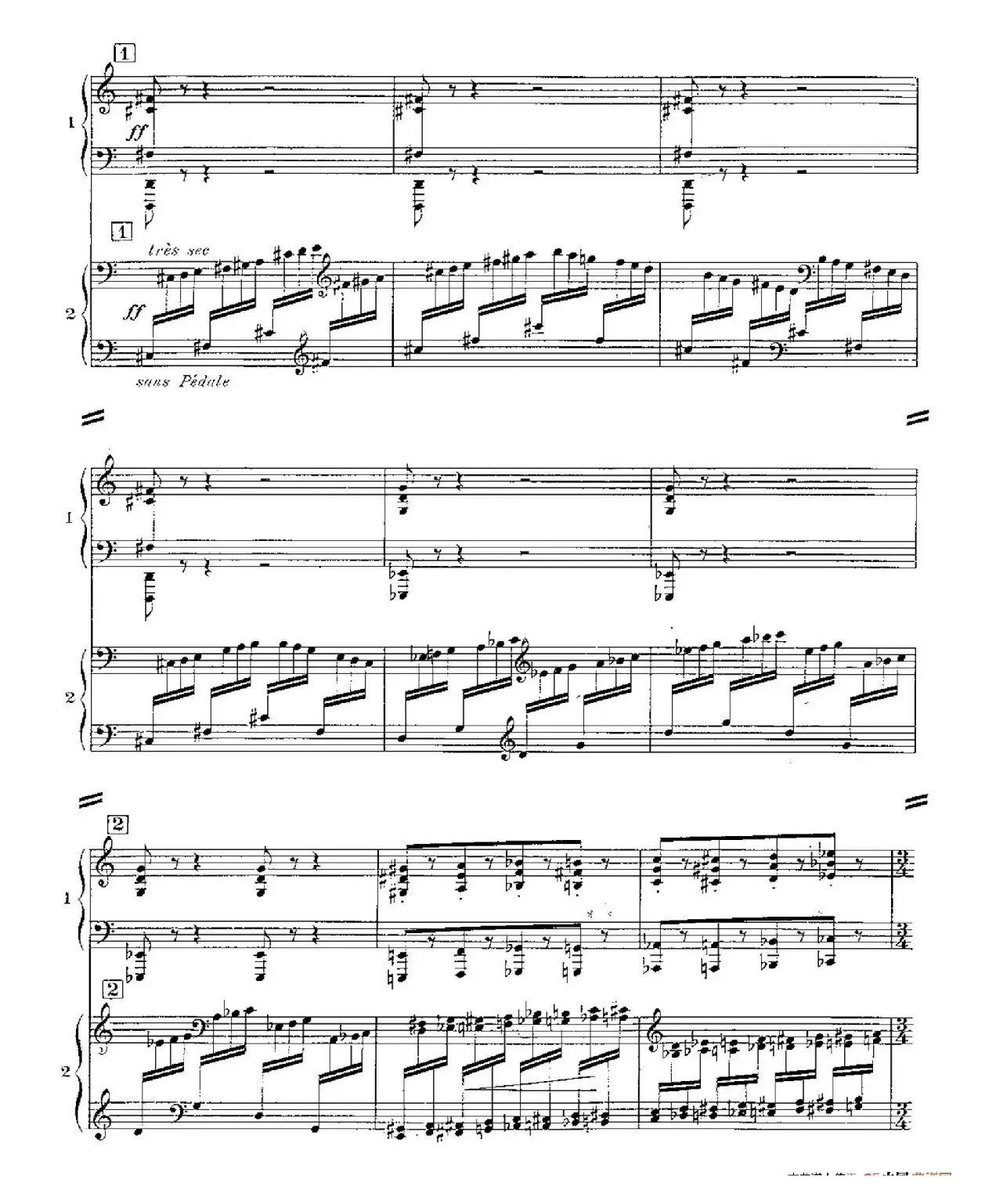 Concerto for 2 Pianos in d Minor（d小调双钢琴协奏曲· 第一乐章）