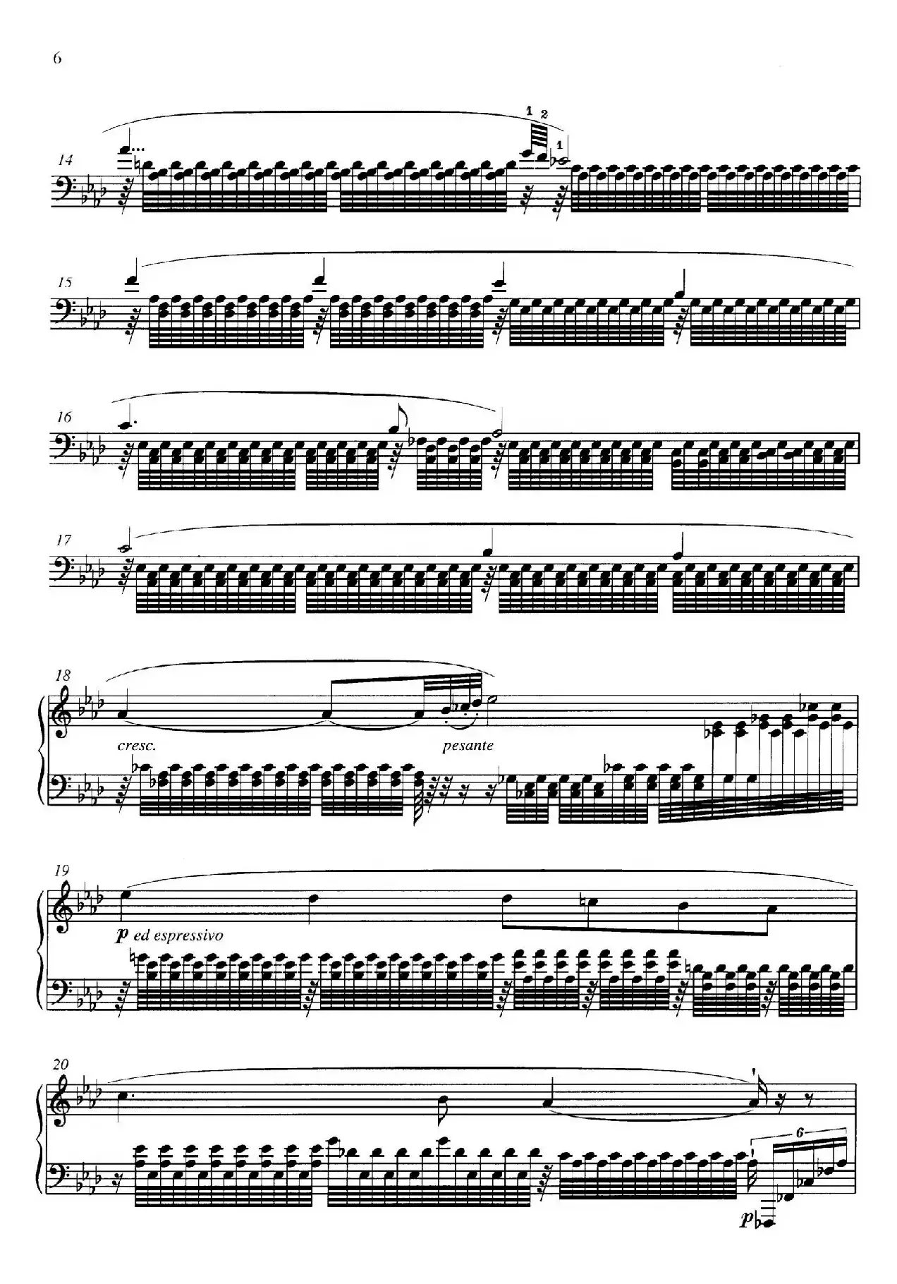 3 Grandes Etudes Op.76 No.1（3首华丽练习曲·1）