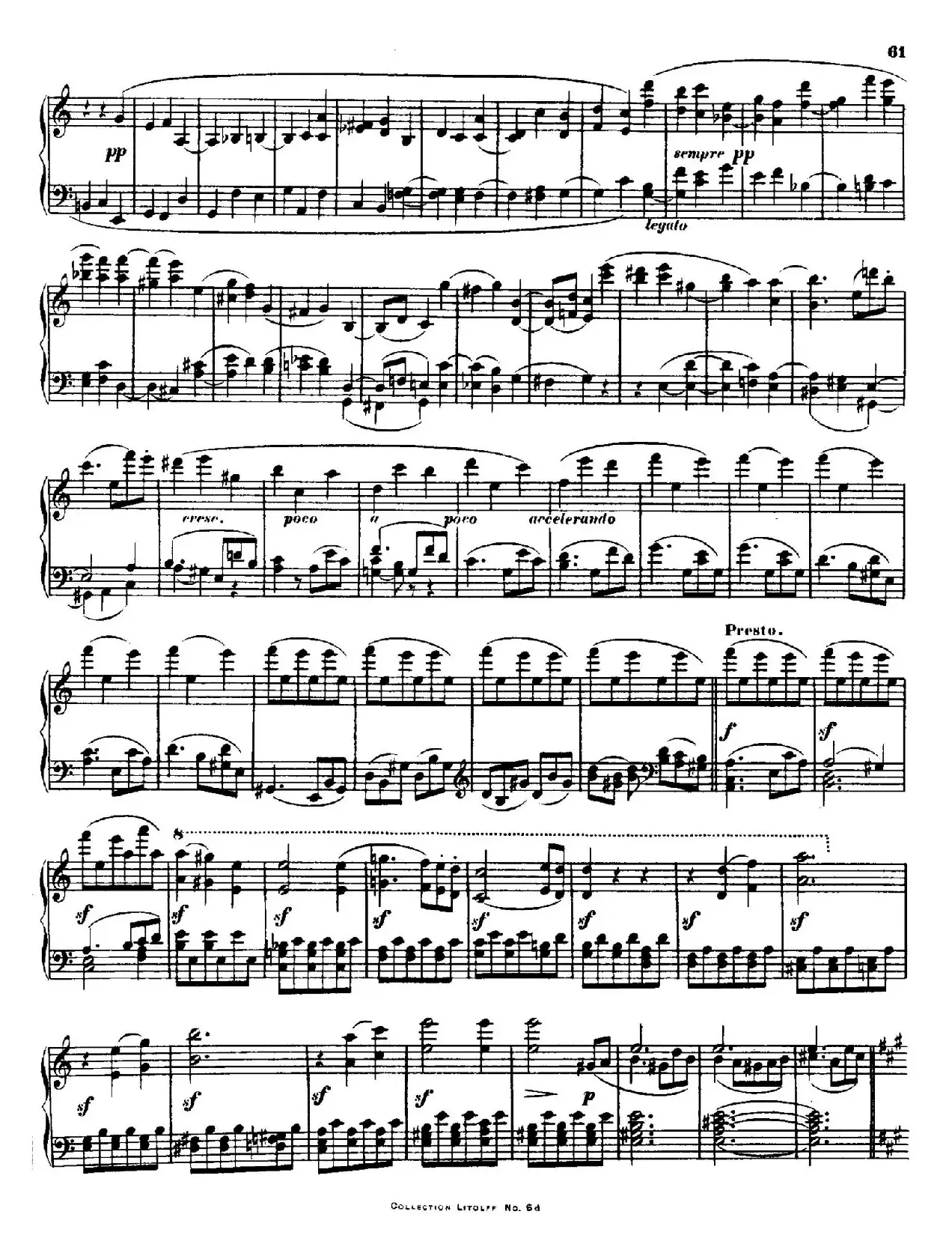 String Quartet No.15 in a Minor Op.132（a小调第十五弦乐四重奏·钢琴独奏版）