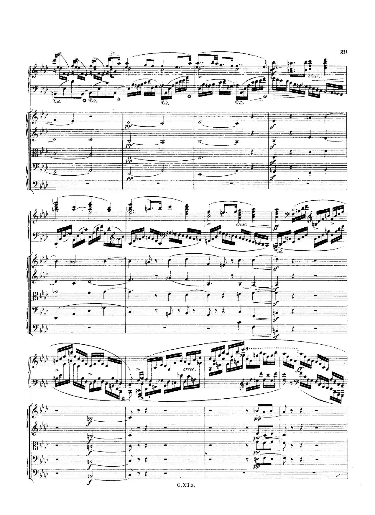 Piano Concerto No.2 in f Minor Op.21（f小调第二钢琴协奏曲·总谱）