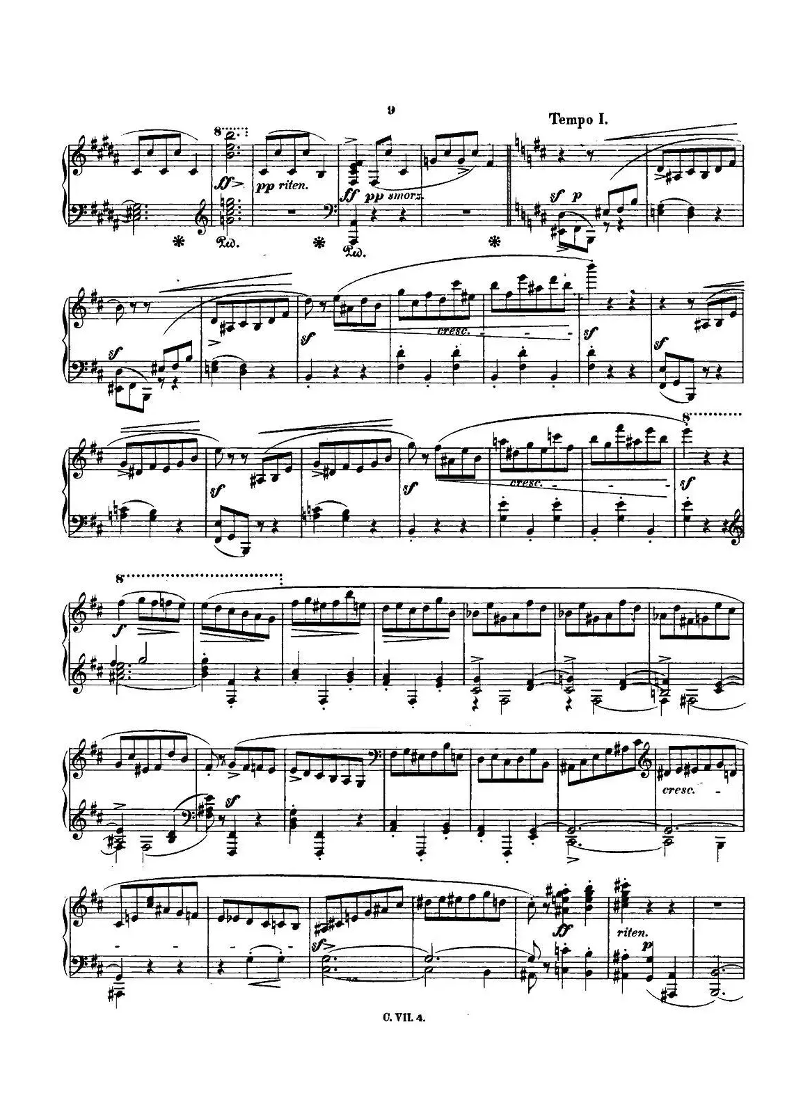 肖邦 钢琴谐谑曲 Chopin Scherzo（No.1 b小调，Op.20）