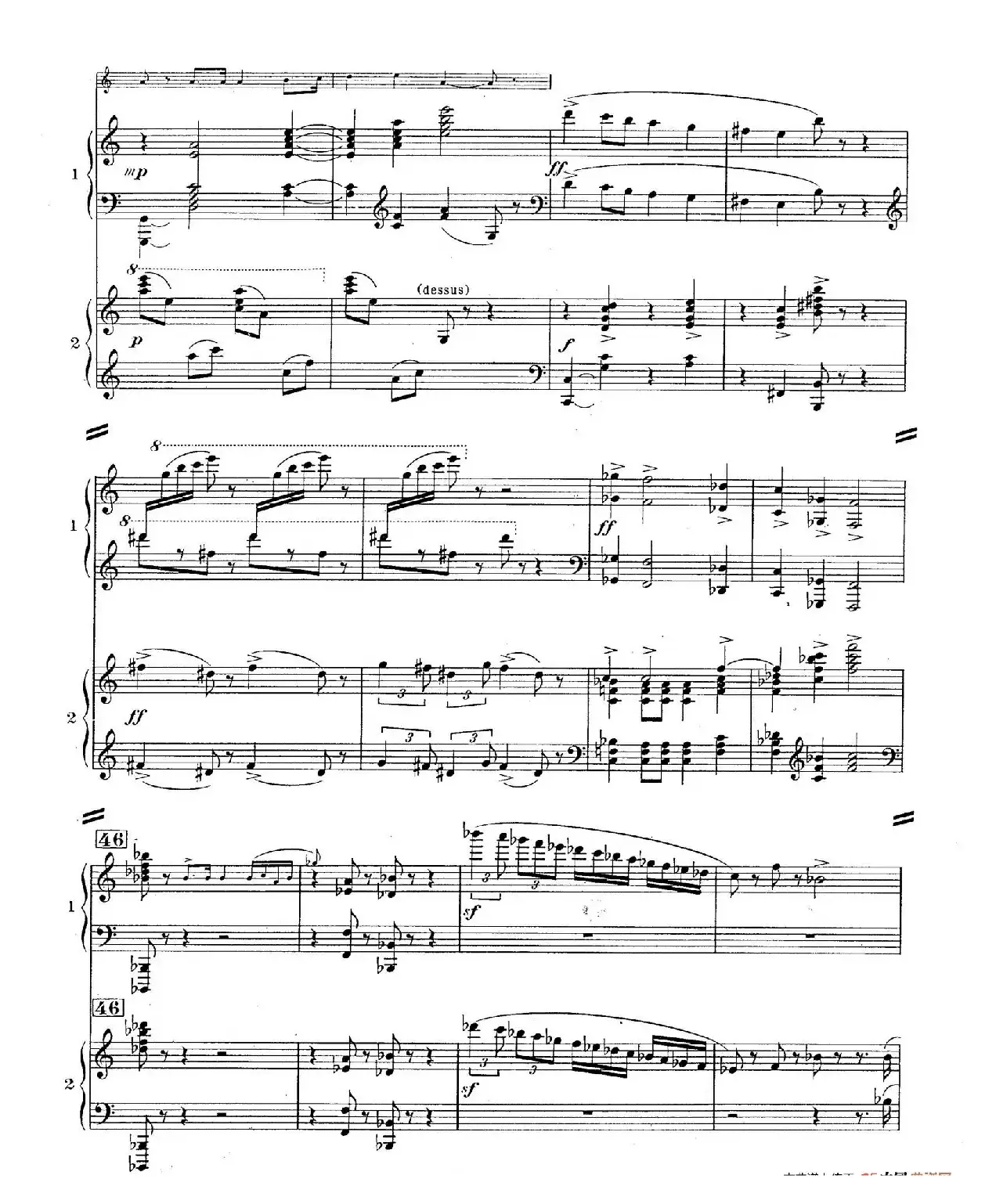 Concerto for 2 Pianos in d Minor（d小调双钢琴协奏曲· 第三乐章）