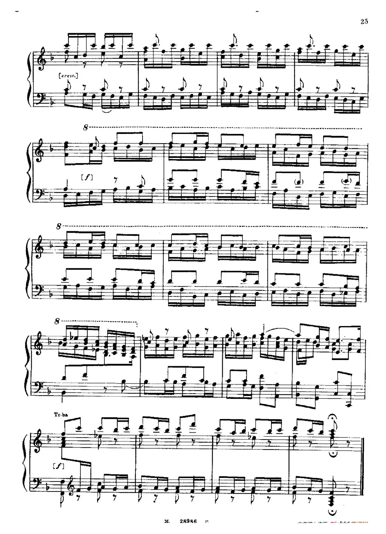 Brandenburg Concerto No.2 in F Major BWV.1047（F大调第二勃兰登堡协奏曲·钢琴独奏版）