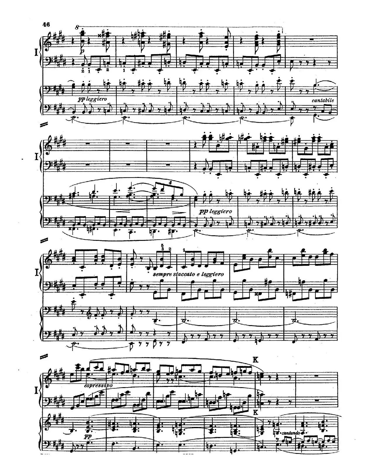 Piano Concerto in E Major Op.59（E大调钢琴协奏曲·双钢琴·第三乐章）