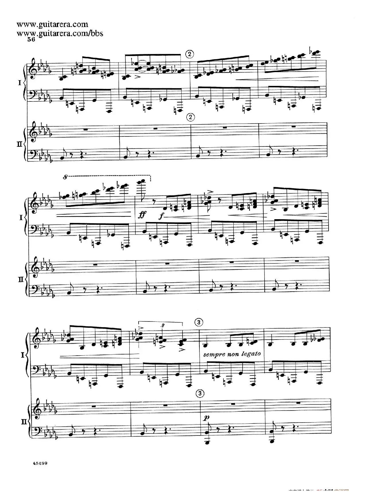 Piano Concerto Op.38（钢琴协奏曲·双钢琴·第三乐章）