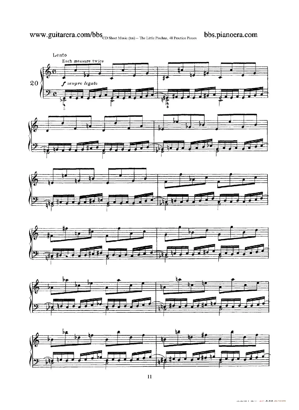 48 Practice Pieces（四十八首钢琴练习曲）