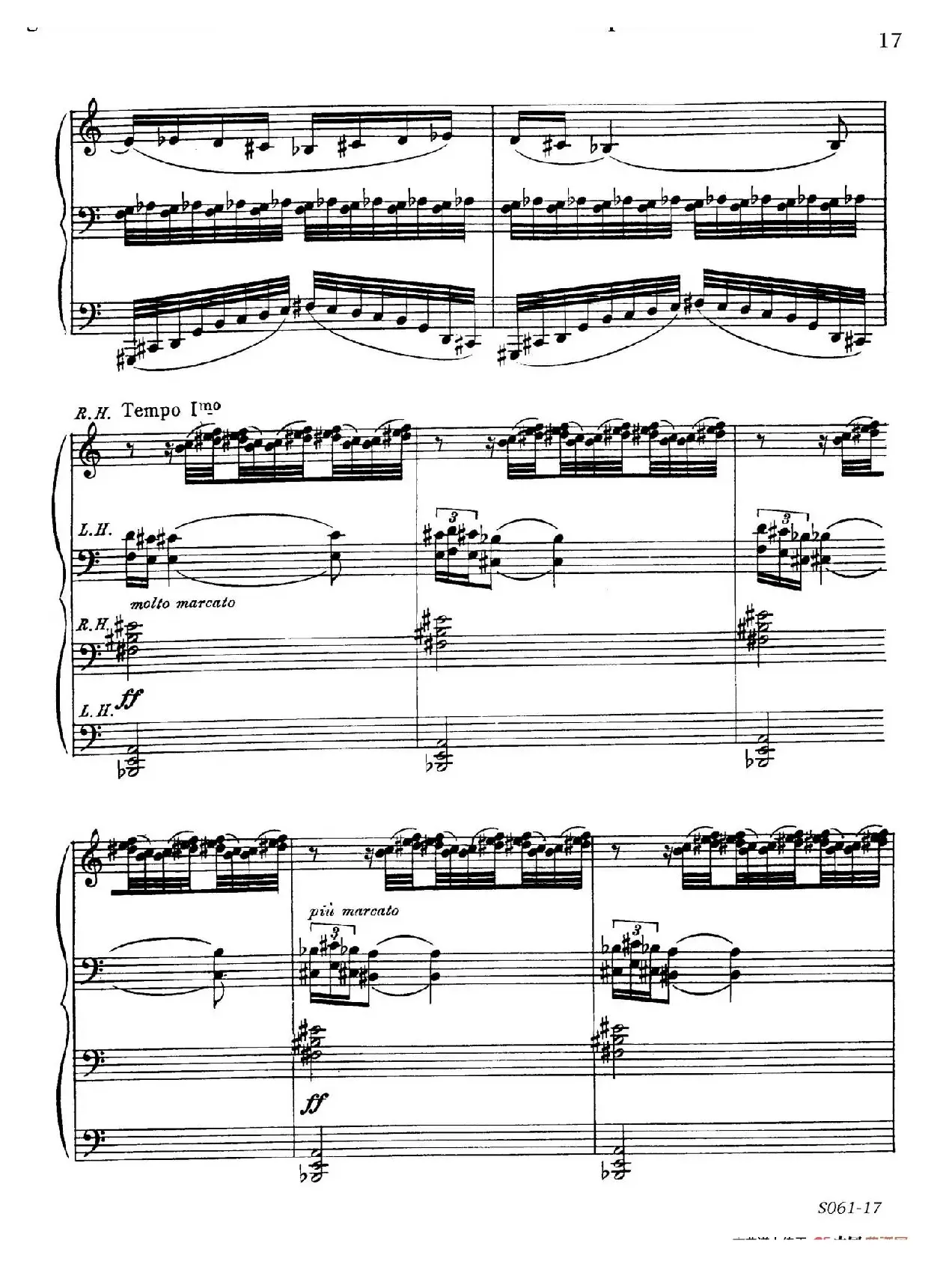 Poems of 1917 Op.41（1917之诗   4. 被侵略者的愤怒）