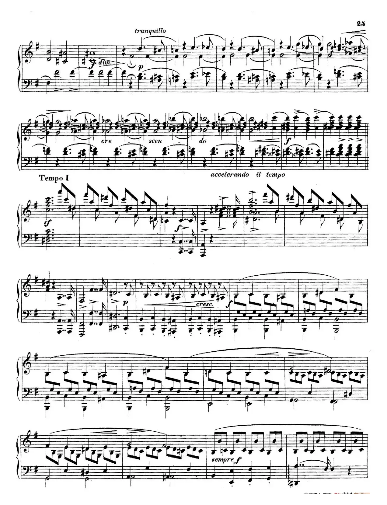 Piano Sonata in e Minor Op.28（e小调钢琴奏鸣曲）