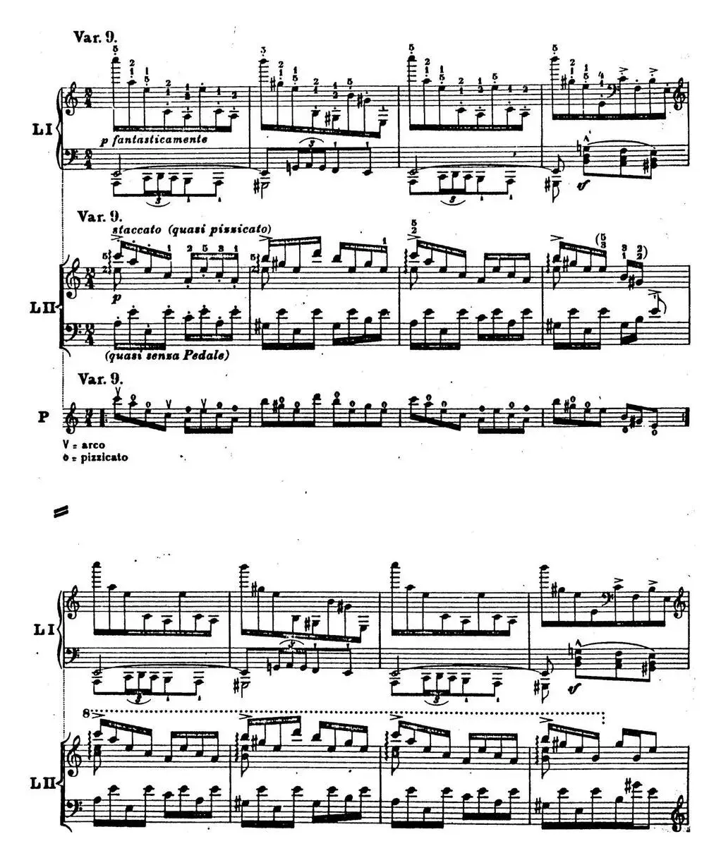 6首帕格尼尼大练习曲（Thema mit Variationen Etude Nr.6）