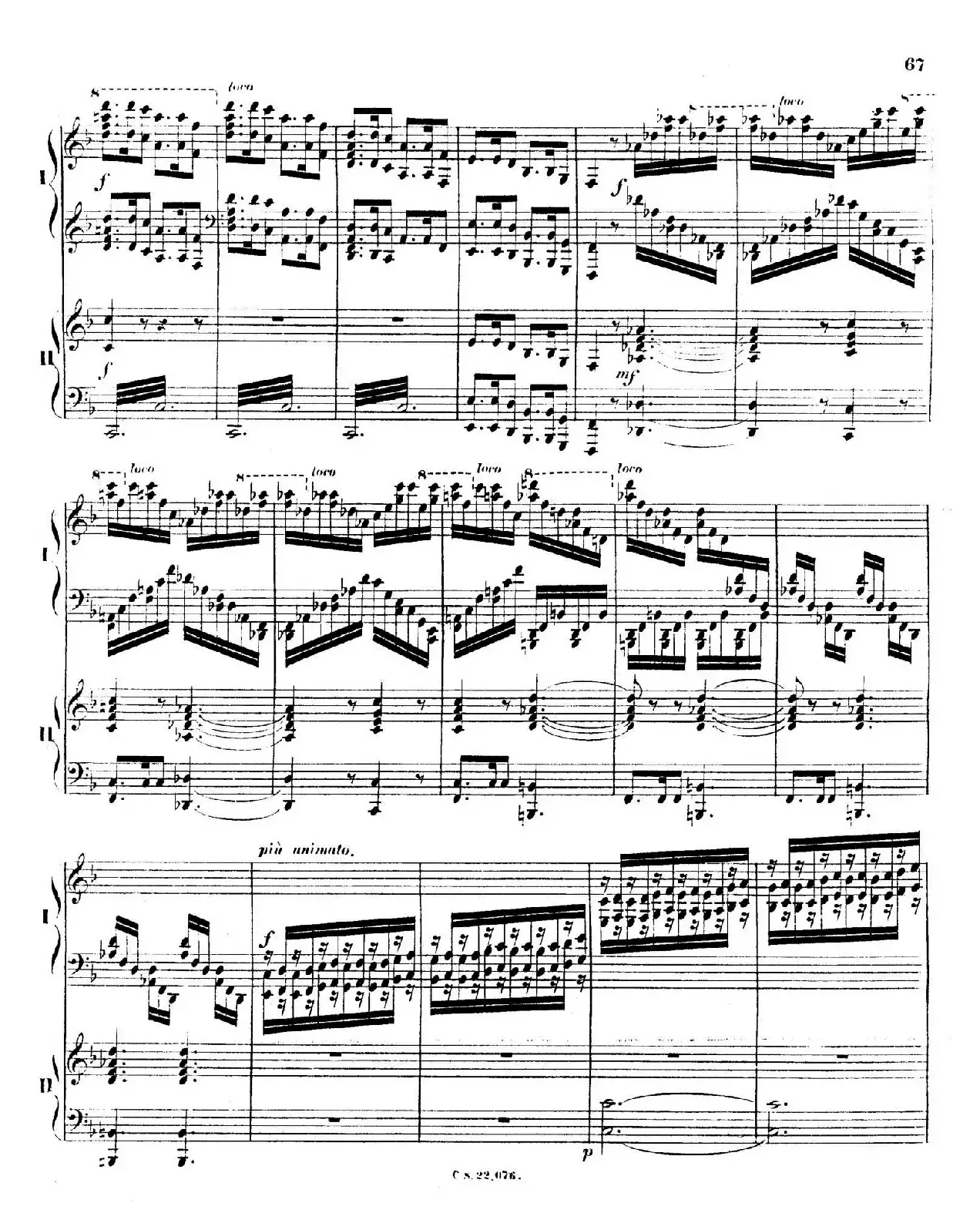 Piano Concerto No.2 in F Major Op.35（F大调第二钢琴协奏曲·Ⅱ·双钢琴）