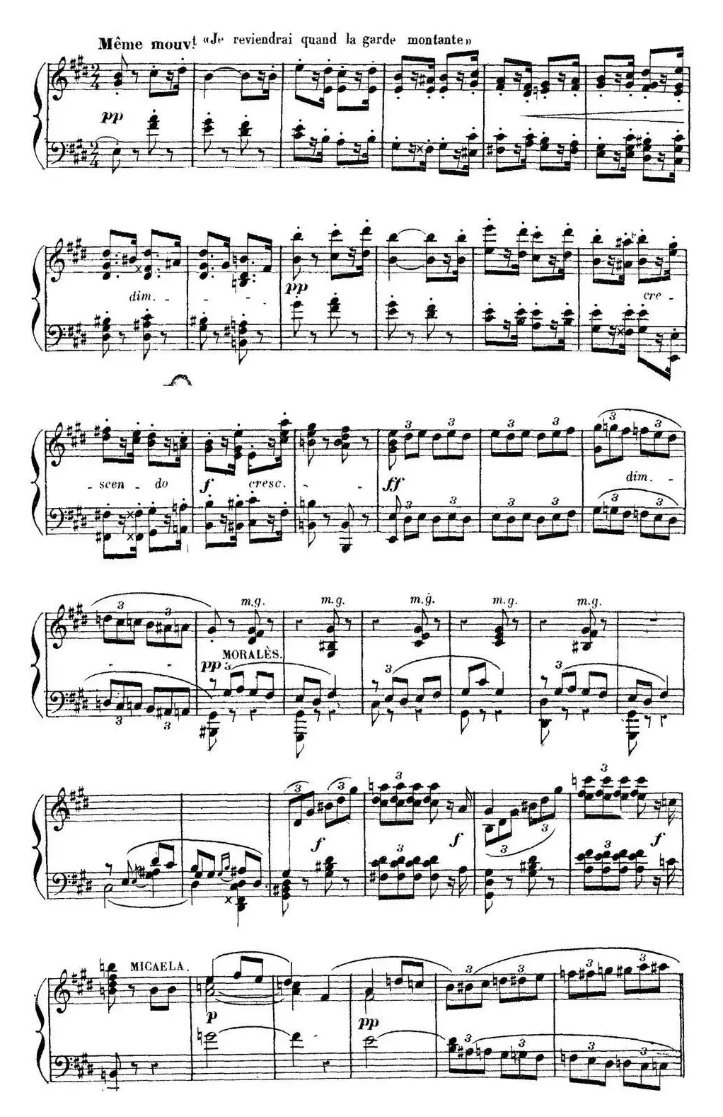 Carmen for Solo Piano（卡门全剧钢琴独奏版）（No.2）