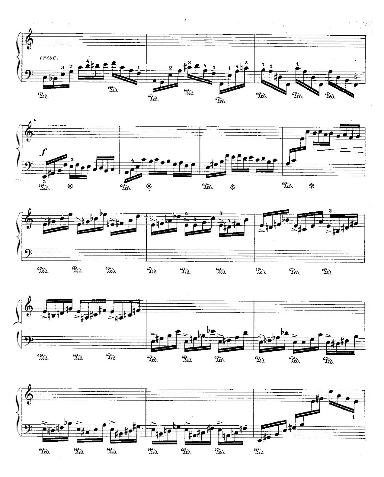 12 Etudes For The Left Hand Op.92 No.2（12首为左手而作的钢琴练习曲）