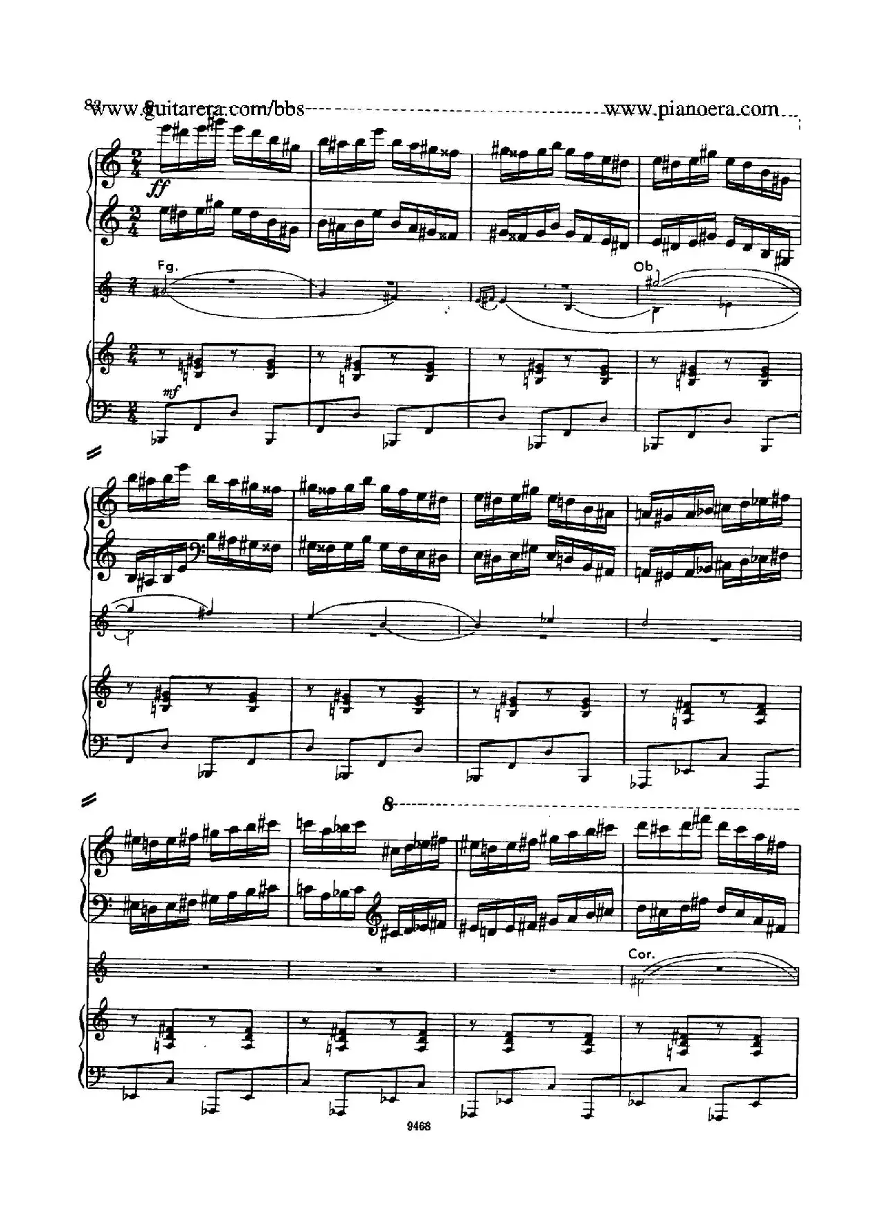 Piano Concerto in D-flat Major Op.37（降D大调钢琴协奏曲·Ⅲ·双钢琴）