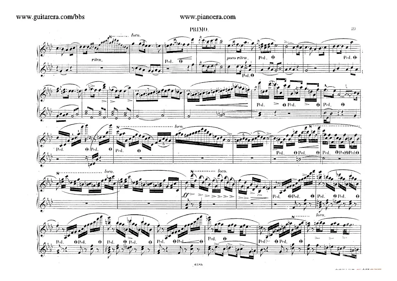 Piano Concerto No.2 in f Minor Op.21（f小调第二钢琴协奏曲·四手联弹版）