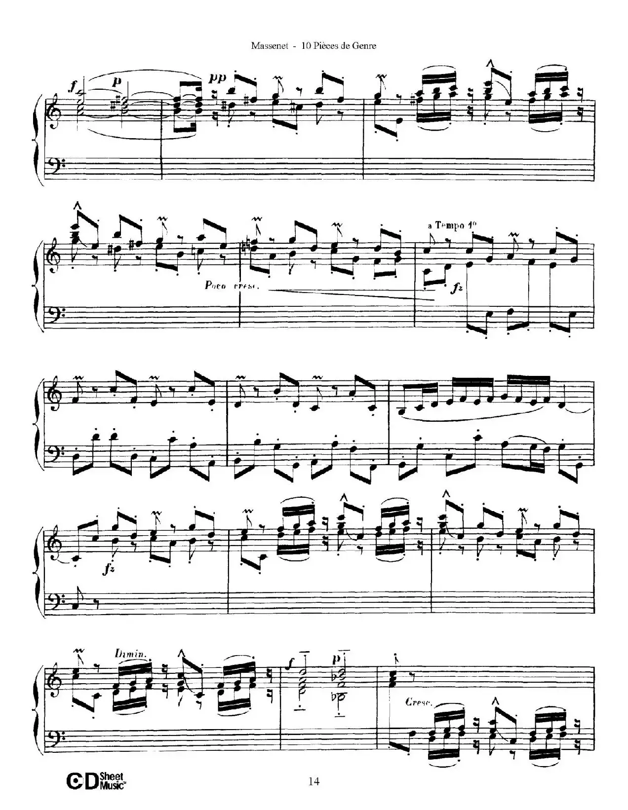 Dix Pièces de Genre Op.10（10首个性小品·Ⅳ）