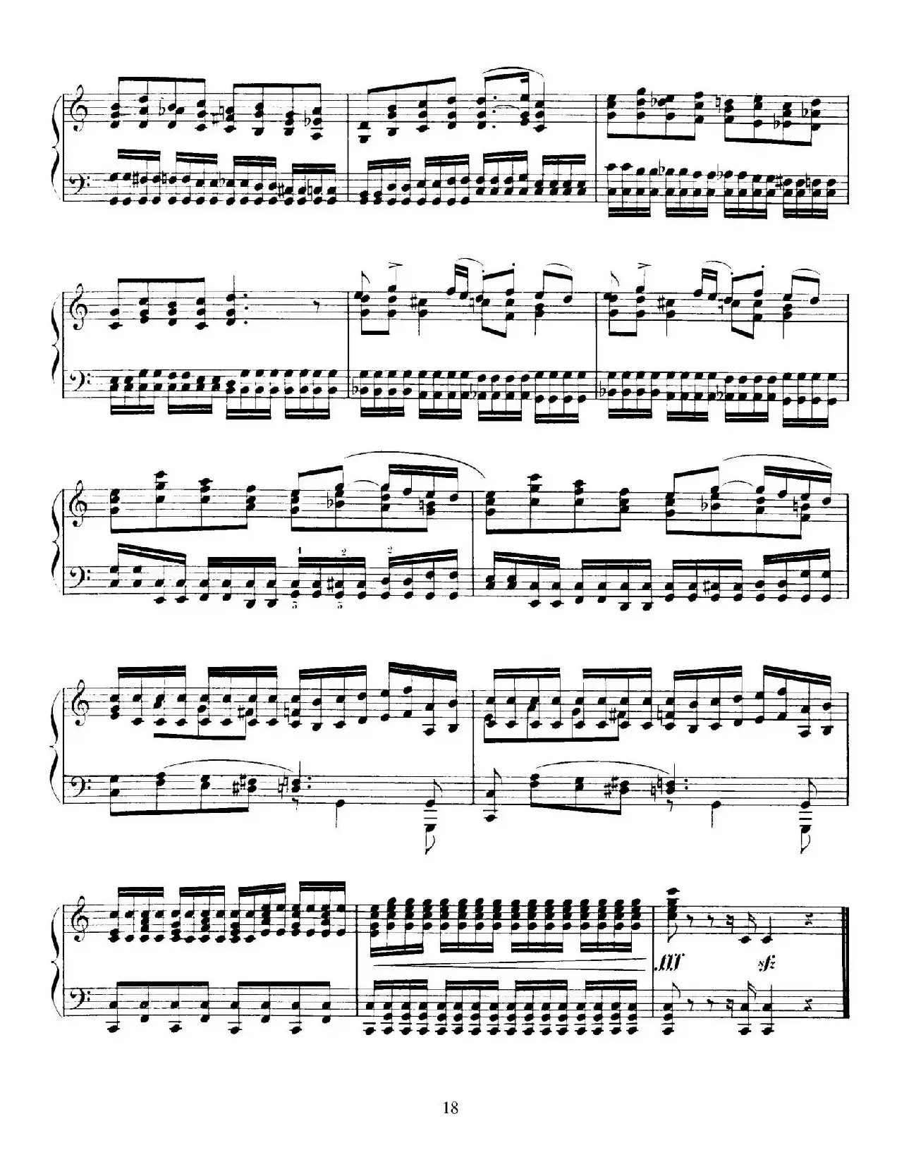 15 Etudes de Vortuosite Op.72（15首辉煌练习曲·4）