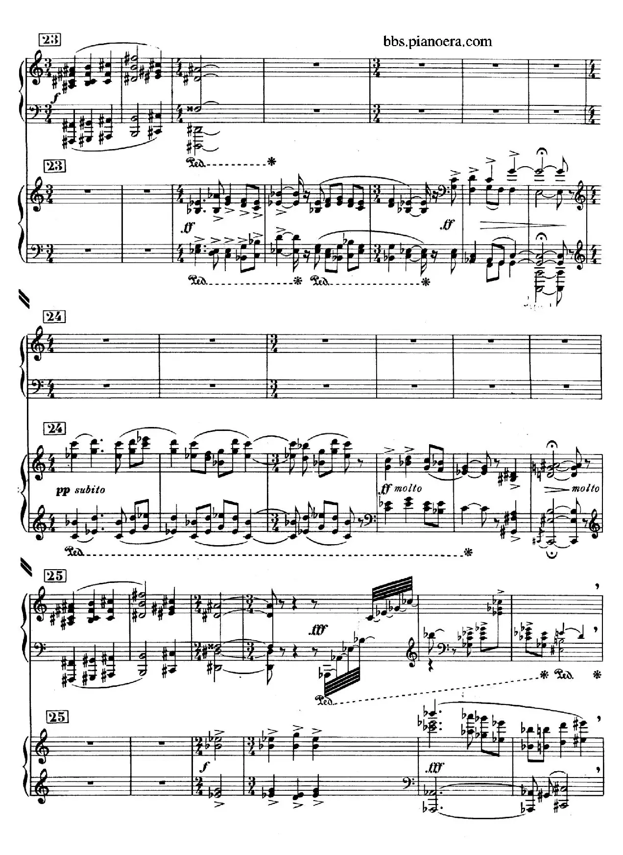 Piano Concerto in c-sharp Minor （升c小调钢琴协奏曲·第一乐章）