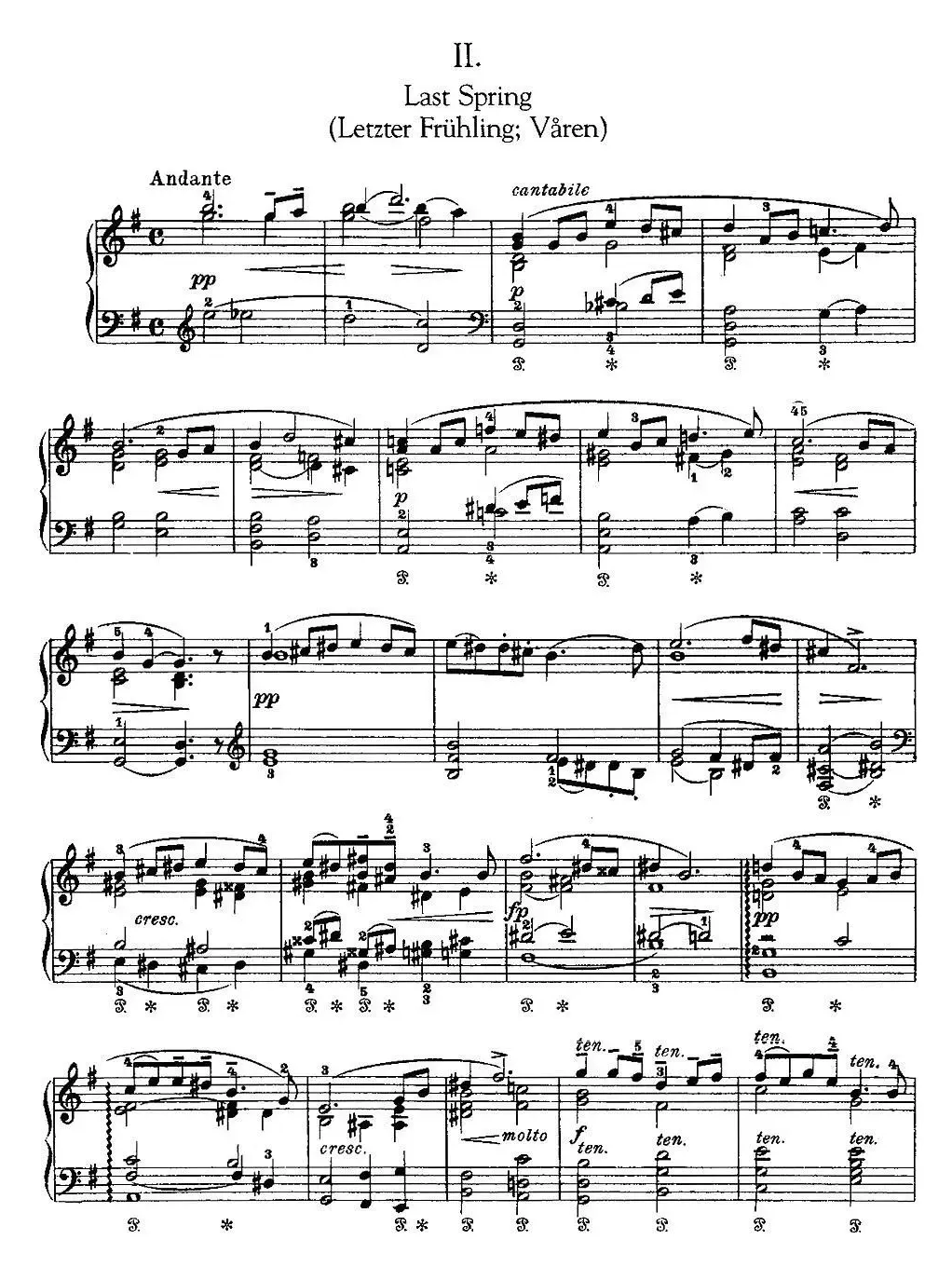 Elegiac Melodies Op.34