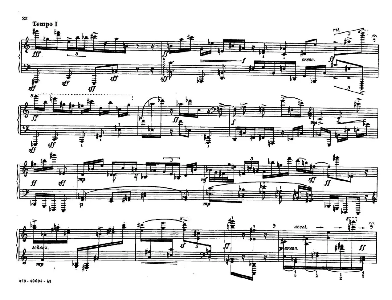 12 Etudes for Piano（博尔科姆12首钢琴练习曲·7）